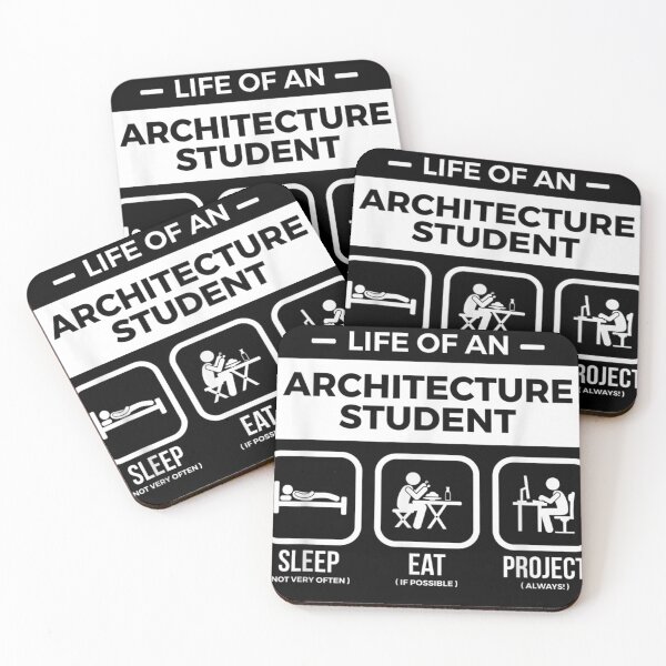 Item preview, Funny Life Of An Architecture Student designed and sold by laurateam.