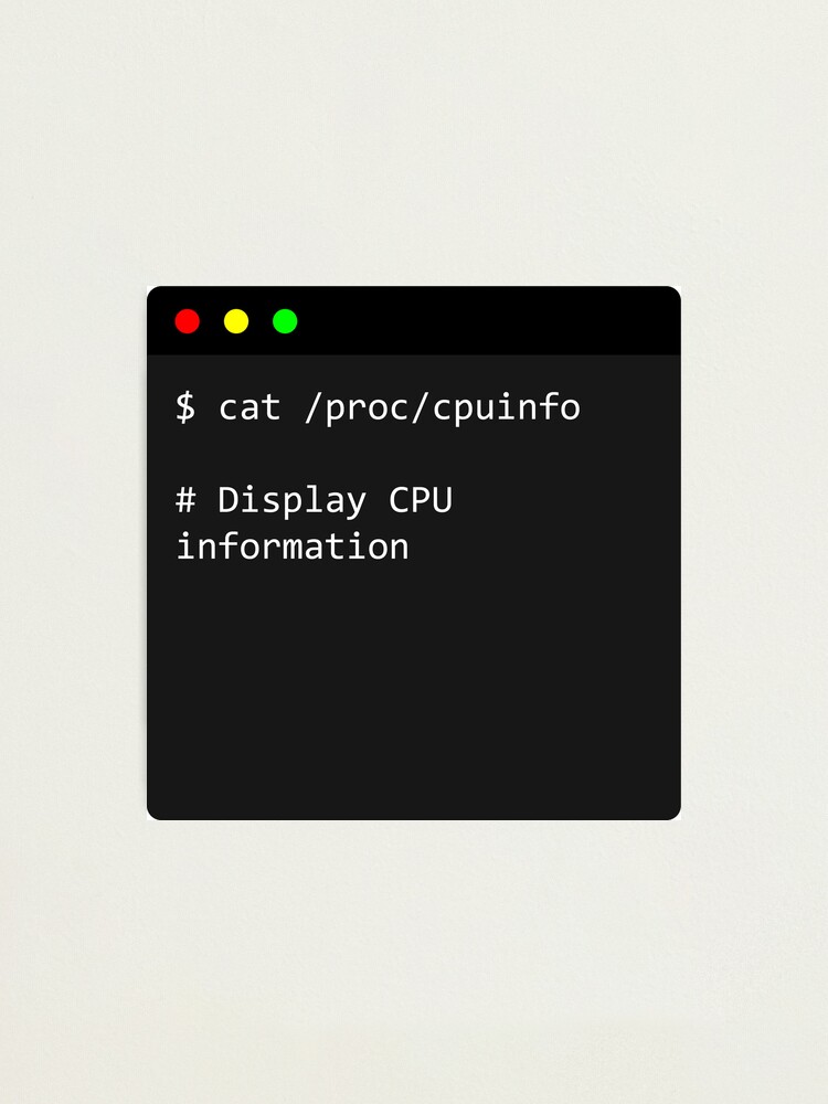  linux command cat proc cpuinfo what does cat proc cpuinfo do in