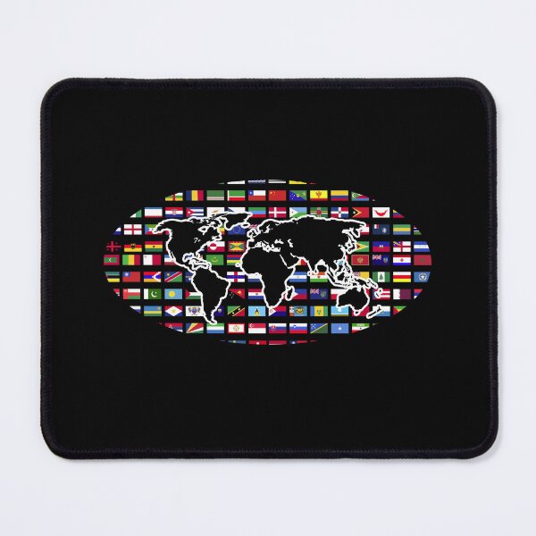Item preview, Traveller World Map Travel International World Flags designed and sold by bestshirtdesign.