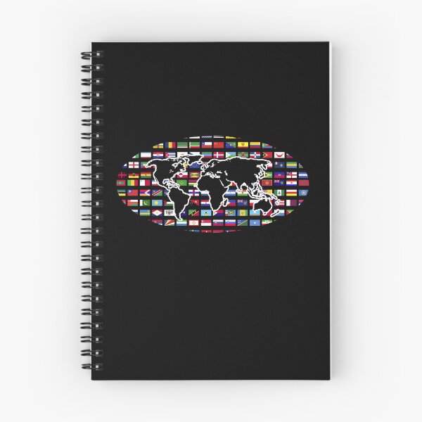 Item preview, Traveller World Map Travel International World Flags designed and sold by bestshirtdesign.