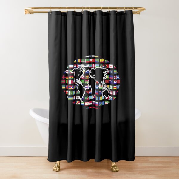Item preview, Traveller World Map Travel International World Flags designed and sold by bestshirtdesign.