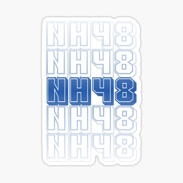 "NH48 New Hampshire 48 4000 footers" Sticker for Sale by TheWheallons