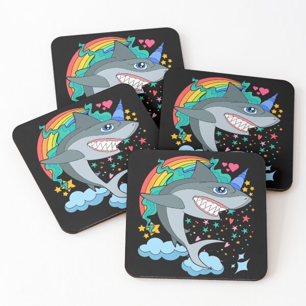 Item preview, Rainbow Fish Shark Cute Sharkicorn Fantasy Unicorn designed and sold by bestshirtdesign.