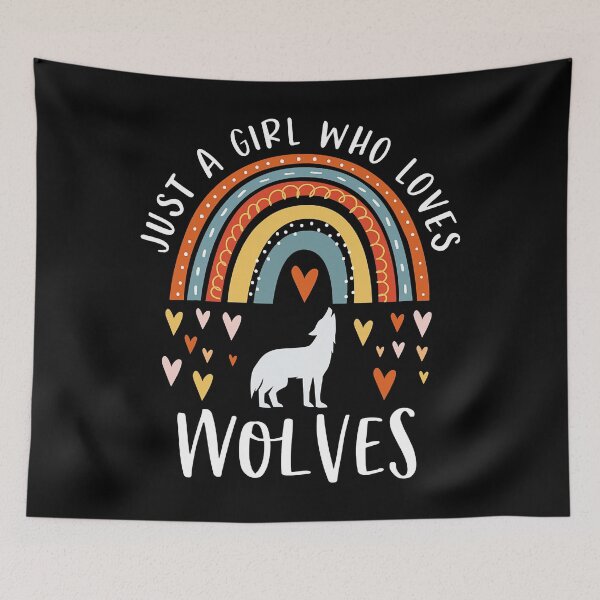 Item preview, Just A Girl Who Loves Wolves - Wolf Lover designed and sold by caintati.