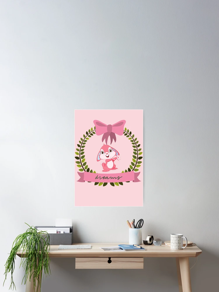 Thumbnail 2 of 3, Poster, Cute Rabbit designed and sold by Muhashii Mu.