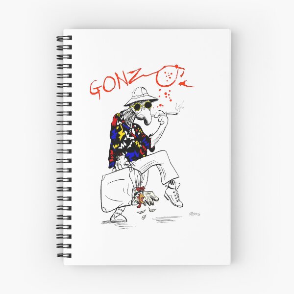 Item preview, Gonzo - Fear And Loathing In Las Vegas Parody designed and sold by KingsleyRyan.