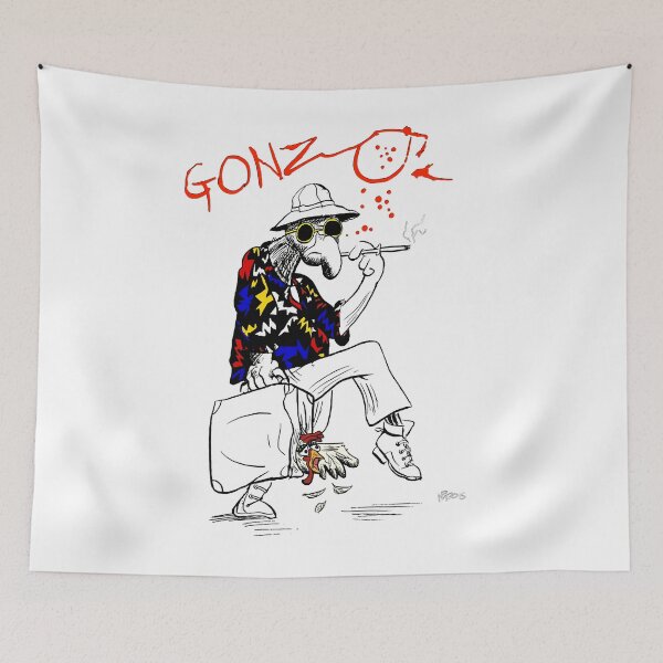 Item preview, Gonzo - Fear And Loathing In Las Vegas Parody designed and sold by KingsleyRyan.