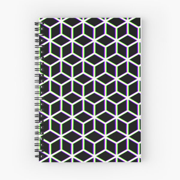 Item preview, Chromatic Aberration Isometric Cube Pattern designed and sold by Saanis.