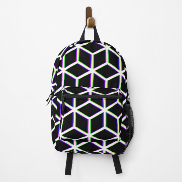 Item preview, Chromatic Aberration Isometric Cube Pattern designed and sold by Saanis.