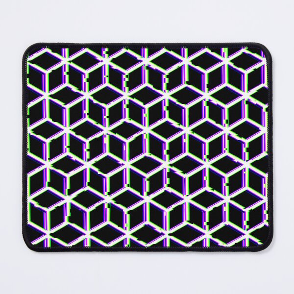 Item preview, Glitchy Isometric Cube Pattern designed and sold by Saanis.