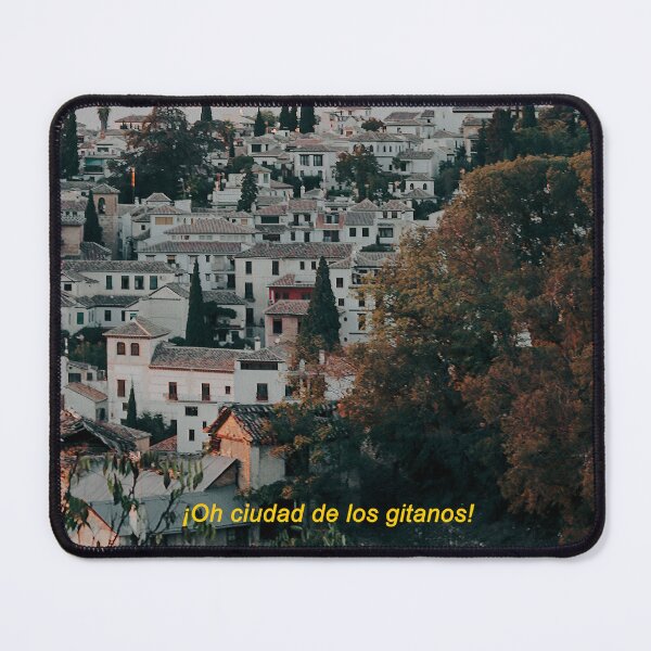 Item preview, [Spanish] Granada Sunset City Landscape - Lorca Gitanos Poema designed and sold by Sitorus Sun.