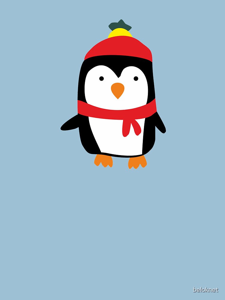 Hand Drawn Penguin T-shirt by beloknet