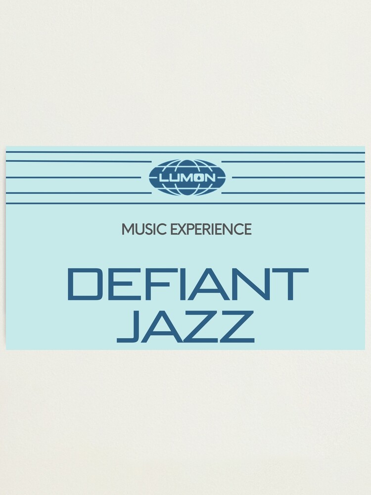 "Severance Lumon Music Experience Defiant Jazz " Photographic Print for