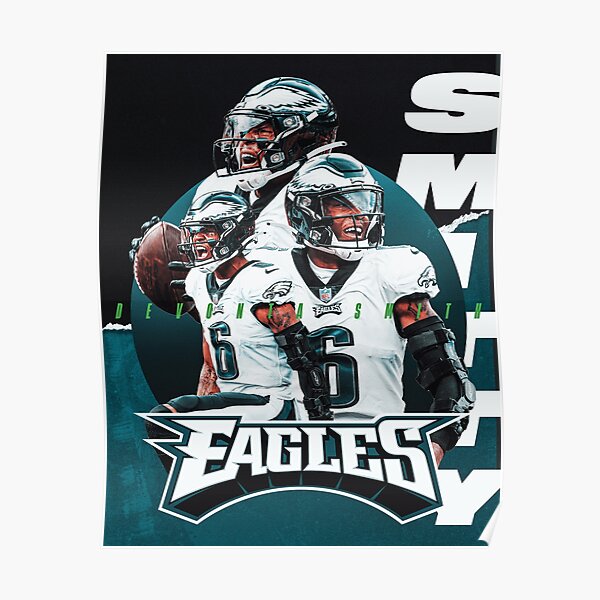 Jalen Hurts AJ Brown Devonta Smith Philly Eagles Signed Autograph Poster