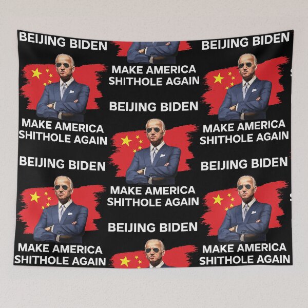 Item preview, Beijing Biden make America Shithole again anti joe Biden   designed and sold by ReginaJone9995.