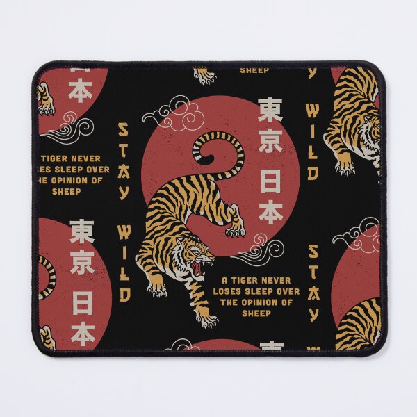 Item preview, Tiger with Stay Wild Slogan designed and sold by Ermedas Studio.