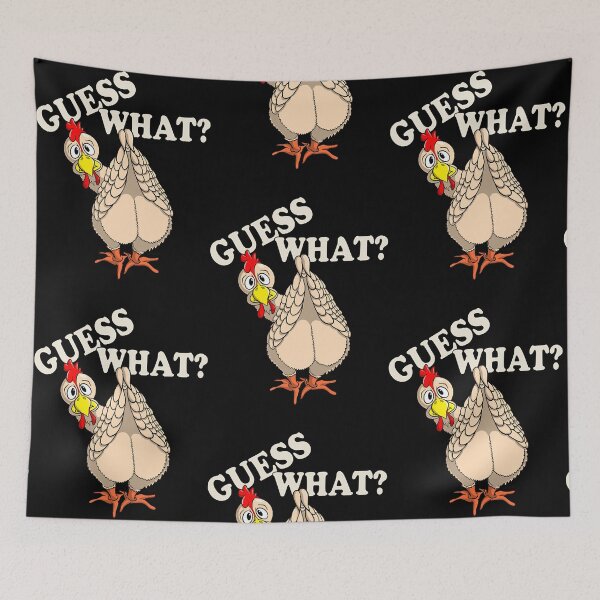 Item preview, Funny Chicken Shirt GUESS WHAT CHICKEN BUTT  designed and sold by SamanthaSi7801.