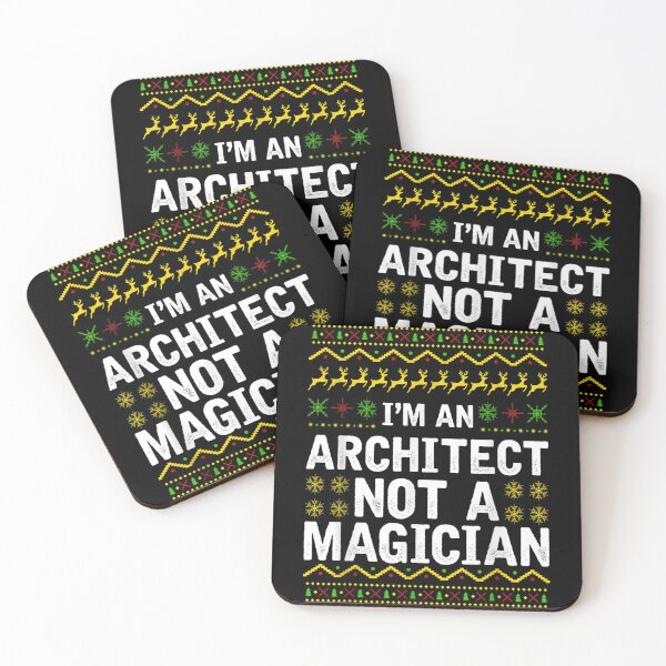 Item preview, I'm an Architect not a Magician Ugly Christmas Sweater designed and sold by laurateam.