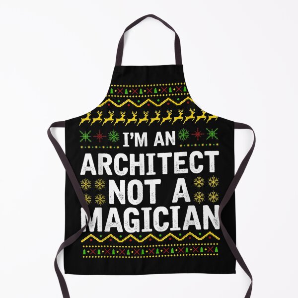 Item preview, I'm an Architect not a Magician Ugly Christmas Sweater designed and sold by laurateam.