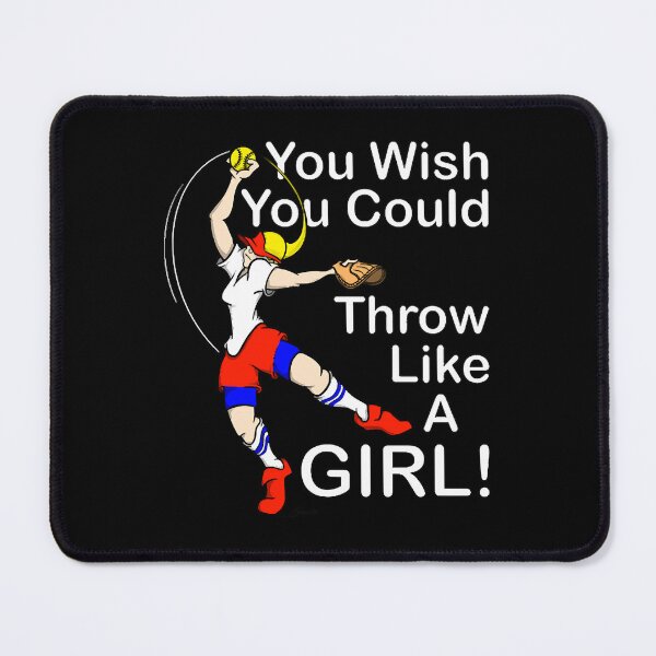 Item preview, Softball Fastpitch Fanatics THROW LIKE A GIRL gift designed and sold by SamanthaSi7801.