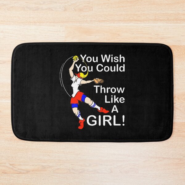 Item preview, Softball Fastpitch Fanatics THROW LIKE A GIRL gift  designed and sold by SamanthaSi7801.