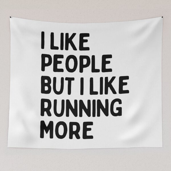 Item preview, I like people BUT I like running more designed and sold by TheGreenGoat.