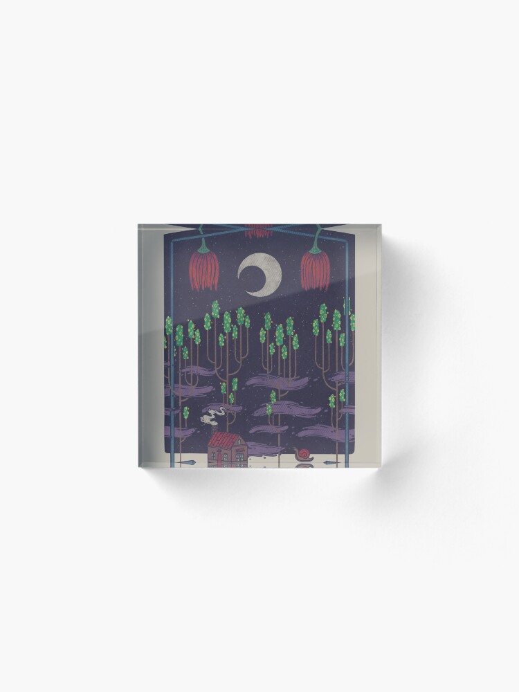 Alternate view of Vacation Home Acrylic Block
