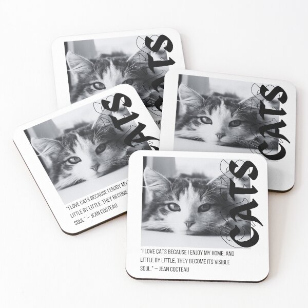 Item preview, Cats with a Quote Streetwear Inspired with Black Colored Font Design designed and sold by quinellie.