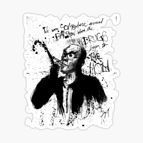 Item preview, Hunter S. Thompson Somwhere Around Barstow designed and sold by KingsleyRyan.