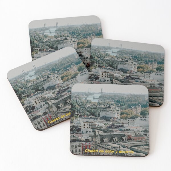 Item preview, [Spanish] Seville City Landscape Guadalquivir River View  - Lorca Almizcle Poema designed and sold by Sitorus Sun.