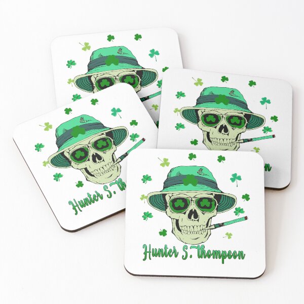 Item preview, St Patrick Skull Smoking Hunter S Art Thompson Sling Gift designed and sold by KingsleyRyan.