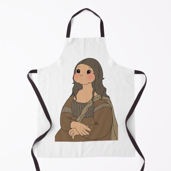 Item preview, The Mona Lisa Simple Cute Kawaii Doodle Painting designed and sold by Annisa Yuwanda.