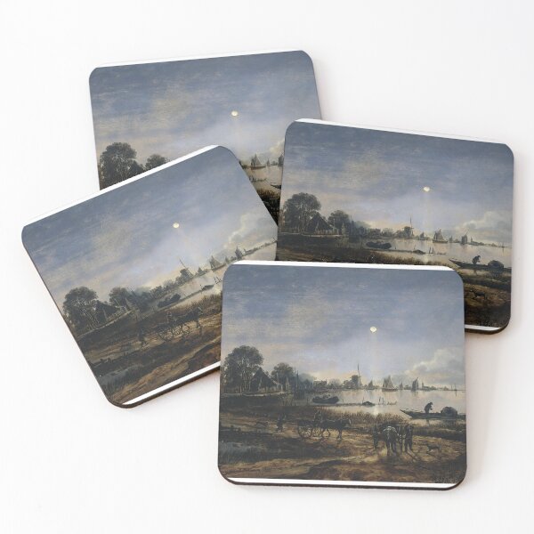 Item preview, Dorf am Abendsee by Albert Bierstadt designed and sold by JapanHeavenArt.