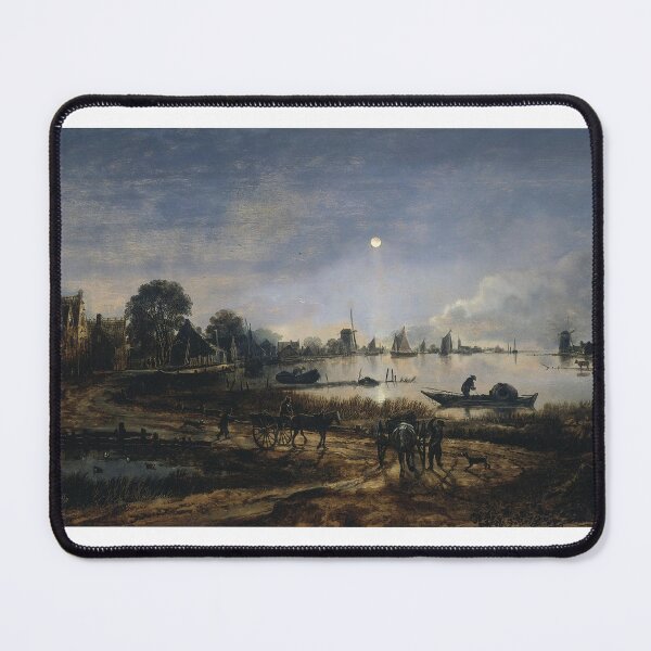 Item preview, Dorf am Abendsee by Albert Bierstadt designed and sold by JapanHeavenArt.
