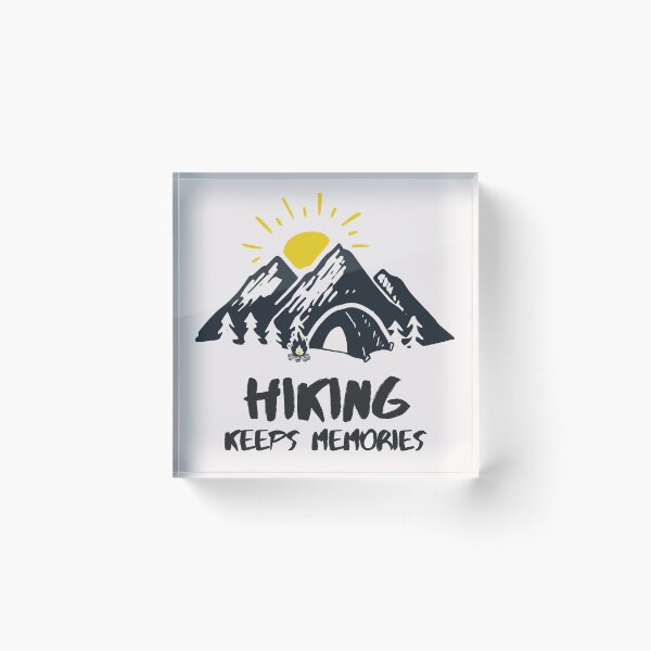 Item preview, Retro Hiking Keeps Memories Art Designs designed and sold by Manilyn0907.