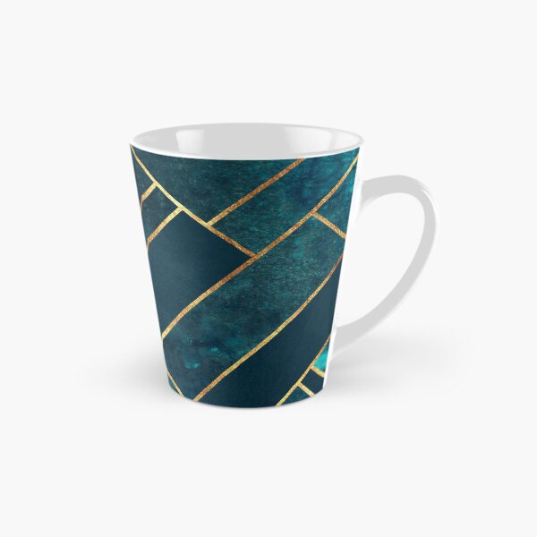 Item preview, Deep Teal Gold Geometric  designed and sold by MA DESIGNS.
