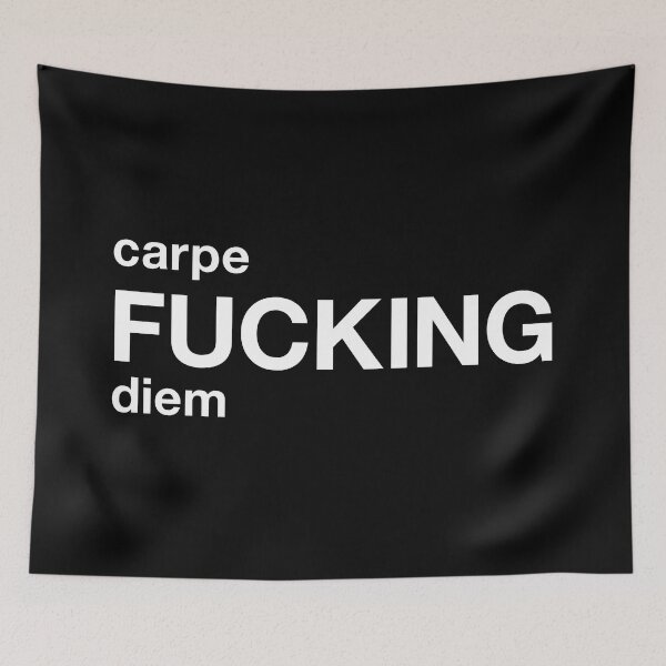 Aperçu de l'œuvre carpe putain diem créée et vendue par TheFuckingShop.
