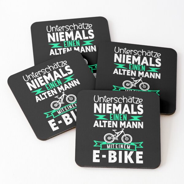 Item preview, Never underestimate an old man on a E-Bike BTX MTB cyclist designed and sold by Gordenwear.