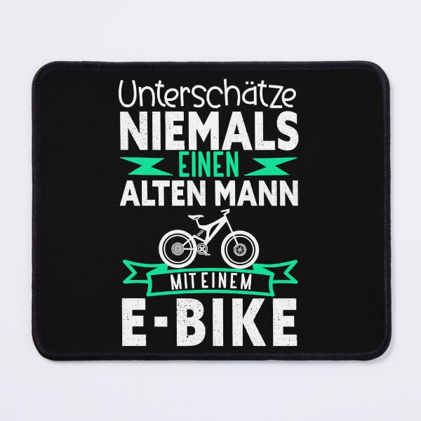 Item preview, Never underestimate an old man on a E-Bike BTX MTB cyclist designed and sold by Gordenwear.