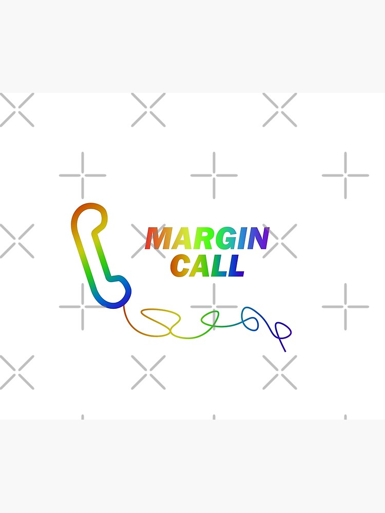 "Margin Call WSB Meme Sticker" Poster for Sale by surrile Redbubble