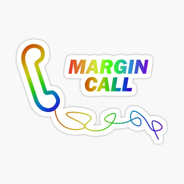 "Margin Call WSB Meme Sticker" Sticker for Sale by surrile Redbubble