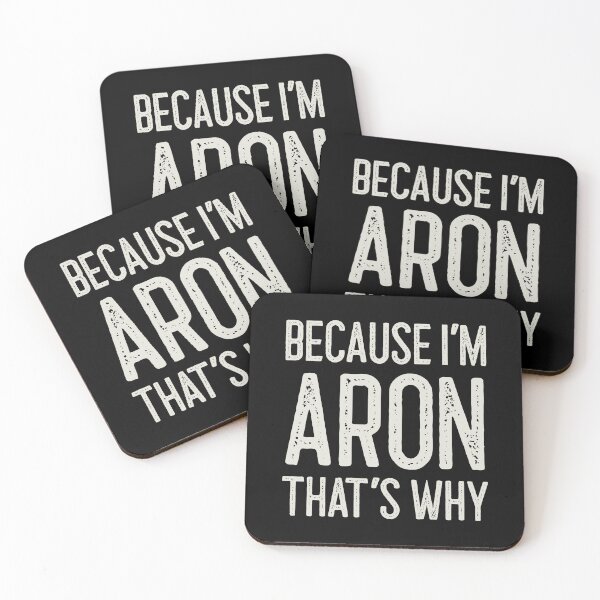 Item preview, Because I’m Aron That’s Why Funny Personalized Name designed and sold by MariosNydras.