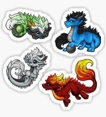 Oriental Dragon Sticker Pack 1 Sticker