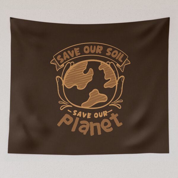 Item preview, Minimalist SAVE OUR SOIL SAVE OUR PLANET eco-friendly Save Soil Save Our Planet design for nature lover, Save Soil Movement, Green Planet, Earth Day & World Soil Day designed and sold by zenturtlemerch.