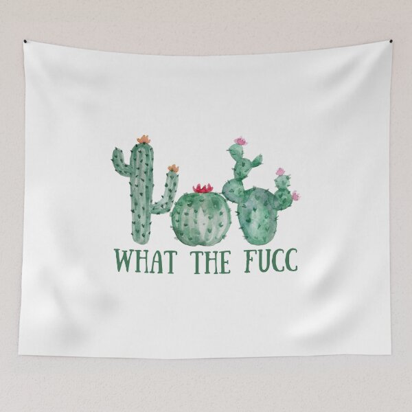 Item preview, What the Fucc Succulent Lover Gift Funny Succulent Botanical Cactus designed and sold by CaitU.