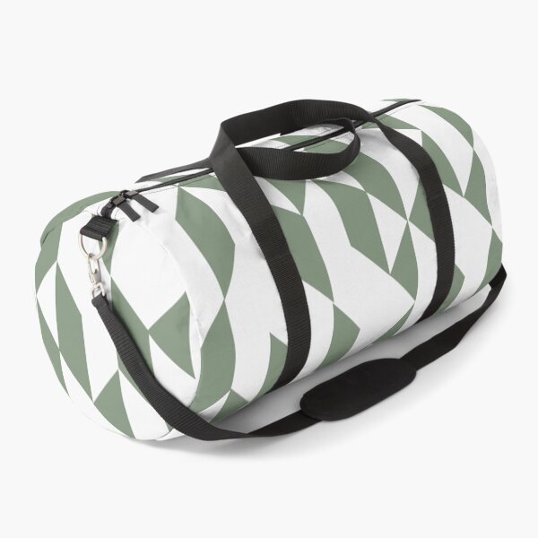 Item preview, Abstract Geometric Pattern Sage Green Aesthetics and White designed and sold by meggydesigns.