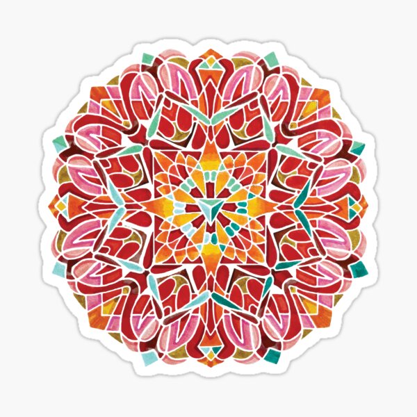Root chakra mandala Sticker