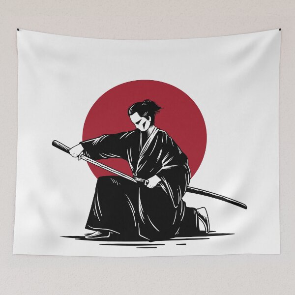 Item preview, Anime Sunset Samurai Warrior designed and sold by Emil1993.