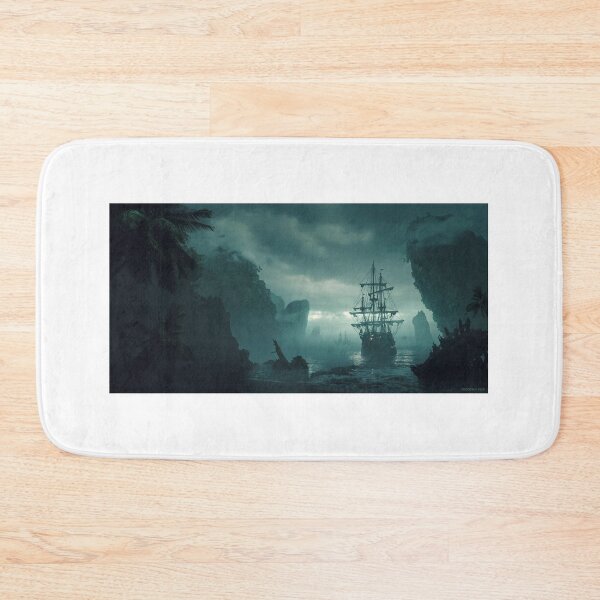 Item preview, Ship enters the bay designed and sold by JapanHeavenArt.