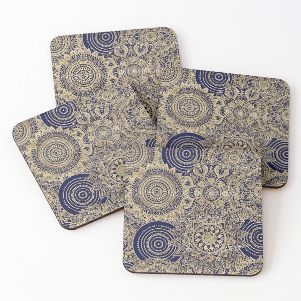 Item preview, Gold Mandala Collection Blue Design designed and sold by InovArtS.